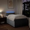 vidaXL Boxspringbett mit Matratze Hellgrau 120x200 cm Stoff 3288162 Bild 5