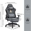 Symino Gaming Stuhl Racing Style 200kg Belastbarkeit verstellbar Grau Bild 3