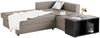Home affaire Ecksofa Italia L-Form, B: 217 cm, Bettfunktion, Bettkasten & 1 Zierkissen, Federkern Bild 3