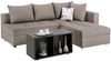 Home affaire Ecksofa Italia L-Form, B: 217 cm, Bettfunktion, Bettkasten & 1 Zierkissen, Federkern Bild 4