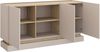 Wohnzimmer-Set Zarpant (Farbe: Schwarz / Eiche Cremona) Bild 3