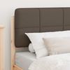 vidaXL Bettgestell mit gepolstertem Kopfteil Taupe 90 x 200 cm 878007 Bild 3