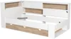 Vente-unique - TAMADU Bett Holz, Platte BeigeWeiß - B 118,5 cm x H 90,5 cm x L 211,6 cm Bild 3