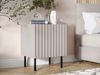 Nachttisch Arypot 1D, gefräster Front, Griffloses System (Farbe: Cashmere) Bild 2