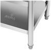 Royal Catering Arbeitstisch 180 x 70 cm Edelstahltisch 600 kg Edelstahl Zerlegetisch 3 Ebenen Bild 2