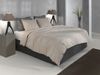 Zo! Home Flanell Bettwäsche 135x200 Flanella di Lino Sandy beige uni Melange Bild 2