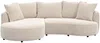 Vente-unique - CEPRANO Sofa Stoff Beige - B 160 cm x H 63 cm x L 260 cm Bild 2