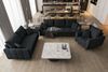 99rooms Bello Polstergarnitur Strukturstoff NEVE Schwarz Bild 2
