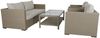 Gartencouchtisch Funkia von Brafab aus Kunst-Rattan mit Glasplatte, klassisch, natur, 140x70 cm Bild 2