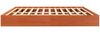 vidaXL Massivholzbett ohne Matratze Wachsbraun 200x200 Kiefernholz 844814 Bild 5