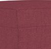 vidaXL Fußhocker Weinrot 60 x 50 x 41 cm Stoff [349269] Bild 5