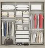 Vente-unique - Kleiderschrank mit 3 Schiebetüren & Spiegel - B. 205 cm - Naturfarben & Beige - DIDDA II Bild 3