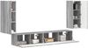 vidaXL TV-Schrankset 4 pcs Graues Sonoma Holzwerkstoff 3409165 Bild 3