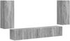 vidaXL TV-Schrankset 4 pcs Graues Sonoma Holzwerkstoff 3409165 Bild 2