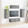 vidaXL TV-Schrankset 4 pcs Graues Sonoma Holzwerkstoff 3409165 Bild 4