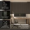 Bellamio 'Kilwa' 3D Akustikpaneele, Holzoptik Walnuss, Echtholzfurnier und MDF, 140x60x2,1 cm, Wandpaneele mit Schallschutz, 4er Set Bild 3