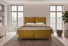 Boxspringbett Elysio - Cordstoff - gold - 180x200 cm Bild 3