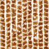 vidaXL Fliegenvorhang Ocker und Weiß 56x200 cm Chenille 377399 Bild 5
