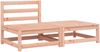 vidaXL Gartensofa ohne Armlehnen mit Kissen und Hocker 838139 Bild 4