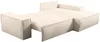 Vente-unique - AMELIA Sofa Stoff Beige - B 167 cm x H 85 cm x L 267 cm Bild 4