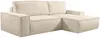 Vente-unique - AMELIA Sofa Stoff Beige - B 167 cm x H 85 cm x L 267 cm Bild 3