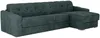 Vente-unique - DARIELO Sofa Stoff Blau - B 223 cm152 cm x H 93 cm x L 275 cm Bild 5