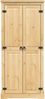 vidaXL Kleiderschrank Corona 76x50x170 cm Massivholz Kiefer 4002769 Bild 4