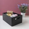 Creative Deco Holzkiste Obstkiste Korb 30x20x13cm (1cm) mit Griffen ohne Deckel, mit Griffen, ohne Deckel Bild 3