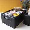 Creative Deco Holzkiste Obstkiste Korb 30x20x13cm (1cm) mit Griffen ohne Deckel, mit Griffen, ohne Deckel Bild 2