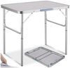 tectake Campingtisch Lothar (1-St, 1 tlg), Kompakter Klapptisch aus Aluminium Bild 2