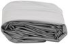 vidaXL Abdeckplane Grau 1x2,5 m 650 g/m² 156042 Bild 3