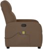 vidaXL Massagesessel Braun Stoff 4015536 Bild 4