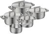 Kochtopf-Set Ultimate Cool 9-tlg, Edelstahl, Silber, 29 x 28 x 51 cm Bild 2