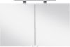 Badmöbel Spiegelschrank 100cm LAGOS-02 weiß inkl. LED-Lampe, B x H x T ca. 100 x 62 x 16,6cm Bild 3