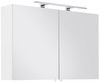 Badmöbel Spiegelschrank 100cm LAGOS-02 weiß inkl. LED-Lampe, B x H x T ca. 100 x 62 x 16,6cm Bild 2