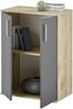 Kommode >BC 1040< in Grau matt - 60x84x35 (BxHxT) Bild 3