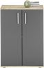 Kommode >BC 1040< in Grau matt - 60x84x35 (BxHxT) Bild 2