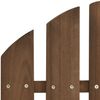 vidaXL Adirondack-Gartenstühle mit Tisch Massivholz Tanne Braun 310069 Bild 5
