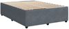 vidaXL Boxspringbett mit Matratze Dunkelgrau 140x200 cm Samt 3285645 Bild 5