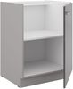 Küchen Unterschrank 60 Hochglanz Grau Küchenzeile Küchenblock Küche Grey Bianca Bild 2
