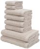 OTTO home Handtuch Set Ognon, Duschtücher, Handtücher, Gästetücher, Zen, Scandi, Boho, Frottier (Set, 8-St), Muster, Hoch-Tief-Struktur, einfarbig, Handtuch-Set, 100% Baumwolle Bild 3