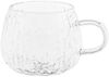 8-tlg. Gläser-Set mit Henkel 250 ml - Hitzebeständiges Glas mit strukturiertem Design Bild 2