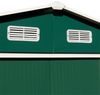 Gartenhaus Gerätehaus 392x257x178 cm Metall Geräteschuppen Fundament Grün Bild 3