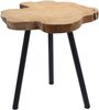 Spetebo Beistelltisch Design Beistelltisch mit Teakholz Platte (Packung, 1-St, 1 Tisch), Tisch,Couchtisch,Beistelltisch Bild 4