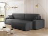 MIRJAN24 Ecksofa Piano L Cord, mit Bettkasten und Schlaffunktion, Schwarze Füße, Wellenfeder, L-Form Bild 2