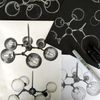 Halo Design No. 738885 LED Stehleuchte ATOM by E. Patton Schwarz Rauchglas Bild 5