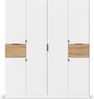 rauch Kleiderschrank, Drehtürenschrank TICAO, 6-türig, 2 Schubkästen, inkl. Türdämpferset, Alpinweiß, 181 x 210 x 54 cm Bild 2
