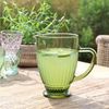 Chic Antique - Kanne Krug Wasserkrug Karaffe Glas mit Muster 1 l Grün 61098721 Bild 2