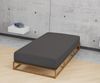 Biberna Jersey-Spannbetttuch, 100 % Baumwolle, Titanium, 1x 90x190 cm - 100x200 cm Bild 3