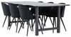ebuy24 Essgruppe Oslo Essgruppe Esstisch 100x220cm schwarz und 6 Sk, (7-tlg) Bild 2